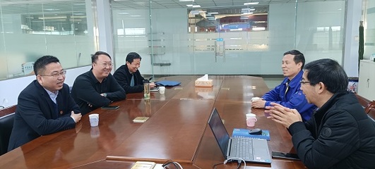 國機精工副總經理閆寧一行赴新鄉日升考察交流
